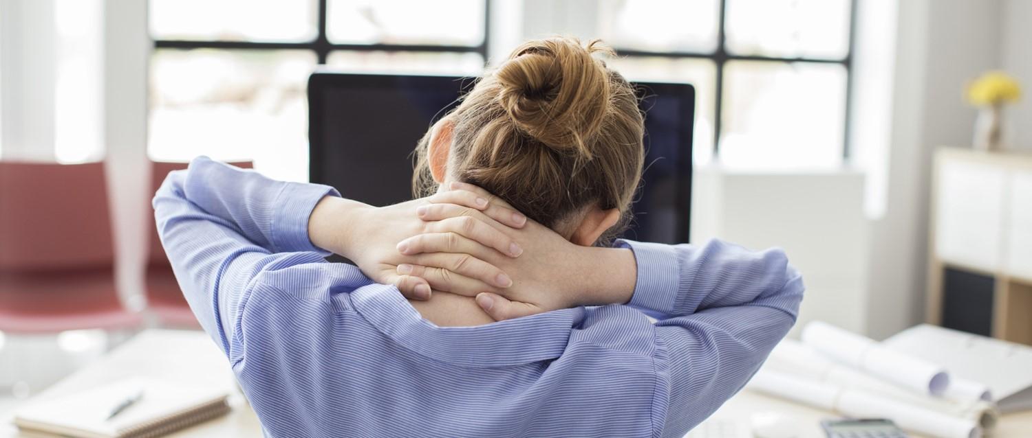 neck pain at work
