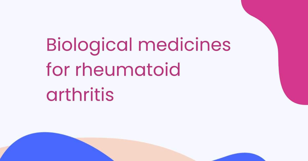 Biological medicines for rheumatoid arthritis