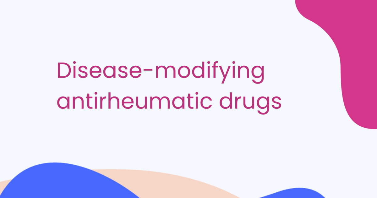 Disease-modifying antirheumatic drugs